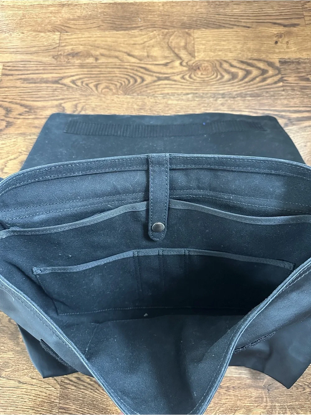 Jack Spade Black Messenger Bag